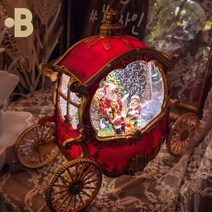본디자인랩 산타 호박 마차 크리스마스 오르골 워터볼 무드등 선물, 스페셜 산타의 호박 마차( KJ22005 )