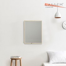 라샘 허니 화장대거울 벽거울 탁상거울 500x700 SHMR1722, 내추럴(원목)