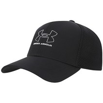 [언더아머] [정품] UA 아이소칠 드라이버 메쉬 골프 캡 (1369804-001), 스타일번호:1369804-001 / 사이즈:M/L