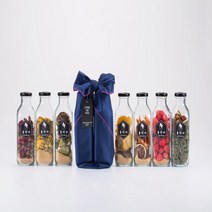 술판다 담금주 키트 500ml 2구 잔세트, 국화,야관문,보자기포장, 옵션선택
