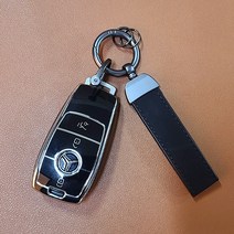 수엠W TPU 키링포함 풀커버 M004 벤츠키케이스, E타입-블랙