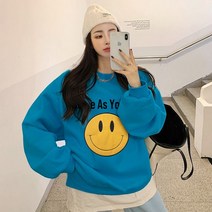 [자체제작] 스마일컴 프린팅 맨투맨
