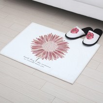 상상후 발매트 현관인테리어 발판 키친 리빙 러블리데이지 60x40, 혼합