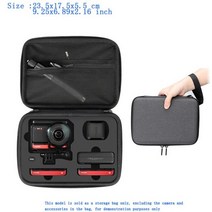 호환 텔레신 고프로 액션캠 악세사리 Insta360 용 방수 휴대용 케이스 Insta 360 ONE RS R 4k 와이드 앵글 카메라 액션 카메라 보관함 액세서리, 05 Type E 23.5x17.5x5.5