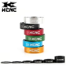 KCNC 자전거 헤드셋 스페이서링 스페이스 스템 높이 조절 MTB 로드 사이클, 3mm 레드