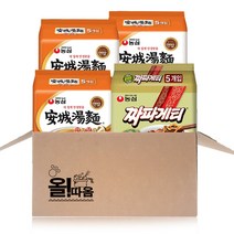 (올따옴) 농심 안성탕면 15개+짜파게티 5개, 1개