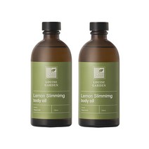 루이즈가든 천연아로마 바디오일 레몬슬리밍 100ml 2개, 3개