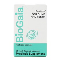 프로덴티스 민트 오랄 구강 유산균 프로바이오틱 30 로젠지 BioGaia, 1개, 30개입