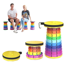 민물낚시좌대 소좌대 민물 낚시 좌대 의자 소좌 레인보우 휴대용 접이식 의자 조절 가능한, 노란색