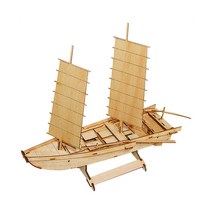 퍼즐피플 3D 영공방 배/비행기/자동차 입체퍼즐모형, 3D목재 통구밍이배 주니어 시리즈, 1Ea