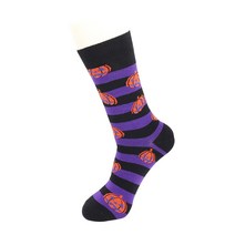 유엔 할로윈 화려한 승무원 양말 재미있는 만화 박쥐 호박 광대 hosiery