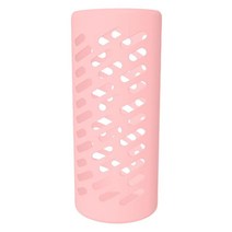 GHSHOP 물병 실리콘 슬리브 절연 미끄럼 방지 보호 커버, 분홍색, 1개
