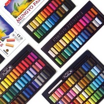 문교 사각 파스텔 24색 36색 48색 64색 화방용품 미술