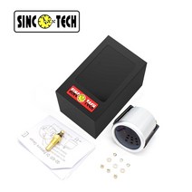 유면계 유량계 Sincotech-자동차 모터 RPM 수온 부스트/터보 전압 오일 압력 공기 연료 비율 게이지 52mm, 04 Water temp gauge