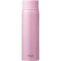 테팔 물병 500ml 직접 마시 스텐레스 마구 병 클린 찻잔 경량 타입 Ag + 항균 사양 쁘띠 로즈