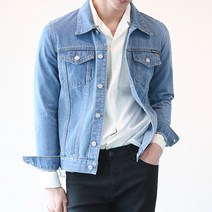제제 남성용 클래식 데님자켓