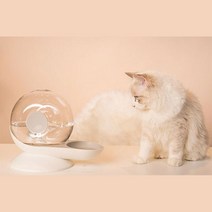고양이 반자동 대용량 정수기 식수대 고양이급수대 고양이음수대 집사 고양이물먹이기, 1개