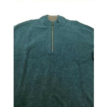 [143083][써스데이아일랜드]토미 바하마 남성 T217388 플립 사이드 하프 짚 리버시블 스웨터 M