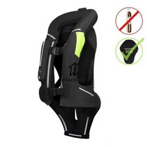 오토바이에어백 바이크용품 에어백조끼 오토바이 에어백 조끼 모토 자켓 반사 안전 라이더 레이싱 크로스 보호, 없음