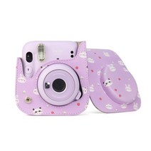 영수증 사진기 인생 네컷 인화기새로운 귀여운 만화 패턴 카메라 보호 가방 instax, 없음