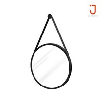 제이씨엘 원형 스트랩 거울 JCL SR-500 SR-600, SR-600 MB 블랙 (직경 600mm)