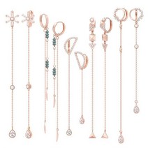 오노마 오노마 ONM 14K 금침 로즈골드 롱 체인 드롭 원터치링 귀걸이 (9592673)