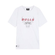 NBA [NBA]CHI BULLS 팀로고 레터링 반팔 티셔츠(N212TS811P)