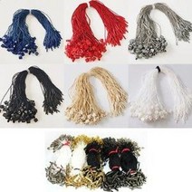 택고리 실고리 택끈 행택고리 택고무줄 실고리핀, RB 6 레드(네모) 20cm