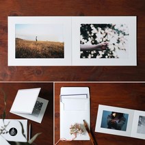양면 종이액자 접이식 스텐딩 포토프레임 4x6 5x7, 씨에이지몰 양면4X6_네이비