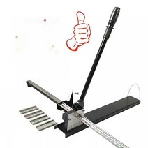 철제 작두 커팅머신 타일 금속 샤링기 핸드 재단기, 부티크더블그루브-싱글 컷-알루미늄레일(자포함)