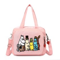 기저귀가방 휴대용 대용량 외출용 육아필수템 쇼퍼백 백팩, 핑크 하마