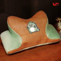 LoveMe 거북목교정베개 높은베개 숙면베개 시원한 매트 낮잠베개 눕는 베개 사무실 낮잠 인공물 다기능 목베개 쿠션 경추를 건강하게 엎드려 자는 것이 더 쉽습니다, 작은 공룡