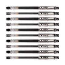 파이롯트 하이테크C 중성펜 0.3mm, 블랙(B), 10개입