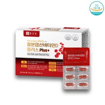 종근당 철분엽산비타민D 비타민b12 구리60캡슐x1박스x2개월분