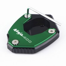 가와사키 닌자400 Z400 튜닝 사이드 스탠드 확장 패드 클립 커스텀 파츠, 그린(ninja)개