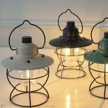 레트로 무드 LED 캠핑조명 감성랜턴 3Color, 1.아이보리