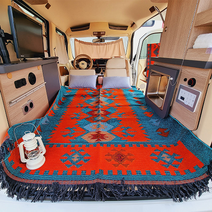 터키러그 인테리어 포인트 양면카페트 캠핑감성러그 4컬러 3사이즈