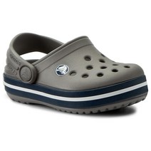 픽스키즈 크록스키즈 CROCS 크록밴드 클로그 키즈 204537-05H 스모크/네이비 뉴코아괴정점