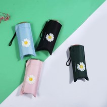 미니 우산 초경랑 휴대용 5단 양우산 블랙코딩 양산겸용