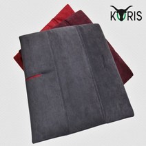 알칸타라 코오롱 샤무드 오토모티브 차량용 방석, 버건디브라운, 1개