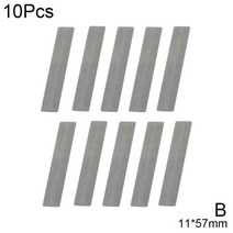 실린더 헤드 밸브 플레이트 철판 압축기 파편 스페이서 피스톤 용 예비 부품 종이, 02 11x57mm-silver