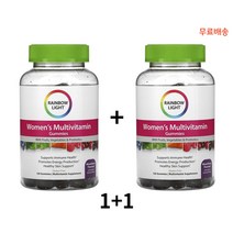 레인보우라이트 Rainbow Light 우먼 멀티비타민 베리맛 120구미 X2팩, 1개
