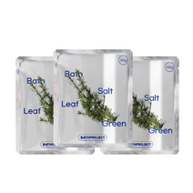 배쓰프로젝트 배쓰 솔트 리프그린 티백형 입욕제 우디향 60g x 3개입, 1개, 180g