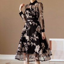 시크라인 리스고 자수 원피스 CLLA-O-107