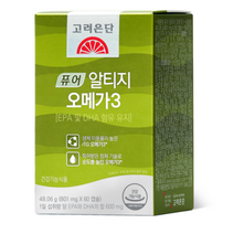 고려은단 퓨어 알티지 rTG 오메가3 60캡슐, 35개