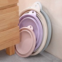 W78E00EL 컬러링 스마트 접이식 대야 폴딩 세숫 대형 접는 접히는 대아 설거지 싱크, 블루-중