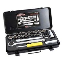 세신 소켓렌치 세트 33p (1/4인치 소켓6각 3/8인치 소켓12각)