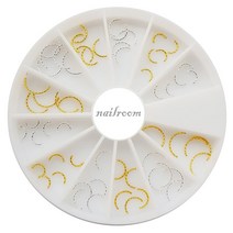 네일 볼줄 체인 커브스터드 세트 모음 / 진주 네일아트 네일체인 네일볼줄, 1개, [no. 157] 커브스터드세트II