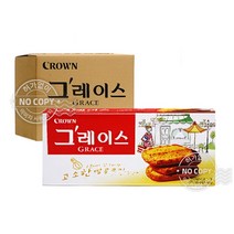 그레이스 4봉입 24박스 구운 땅콩 쿠키 옛날 과자 대량 구매 소포장 고소한