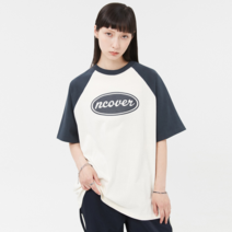 앤커버 NCOVER CIRCLE LOGO RAGLAN TSHIRT-CHARCOAL